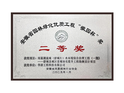 三沙荣获2025“徽园杯”奖二等奖